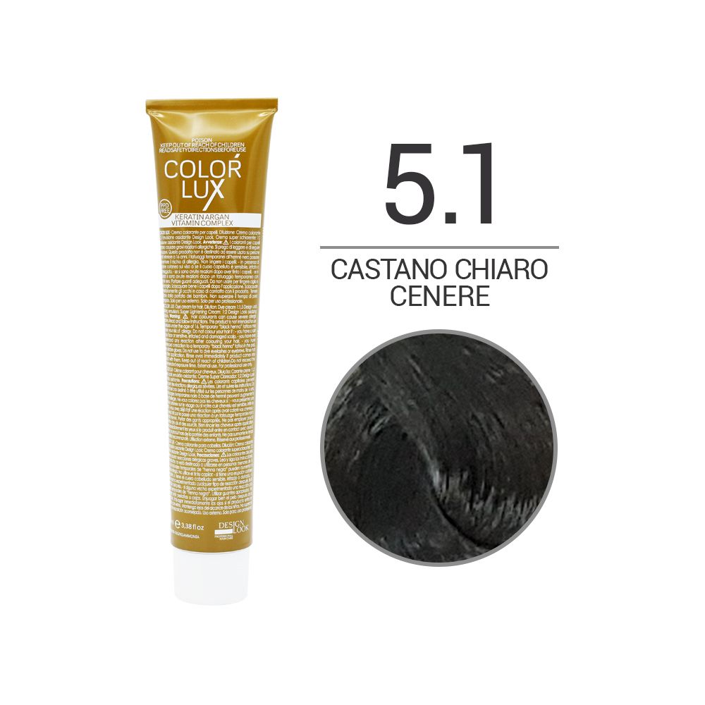 Tintura Color Lux 100ml 5.1 Castano Chiaro Cenere