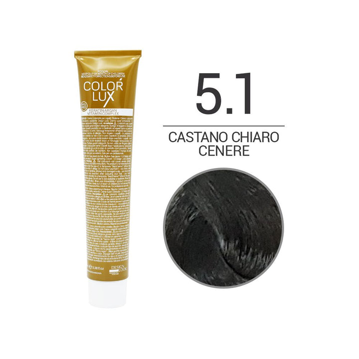 Tintura Color Lux 100ml 5.1 Castano Chiaro Cenere
