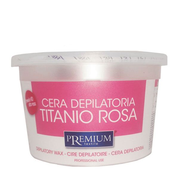 Cera Depilatoria Titanio Rosa Premium 350ml